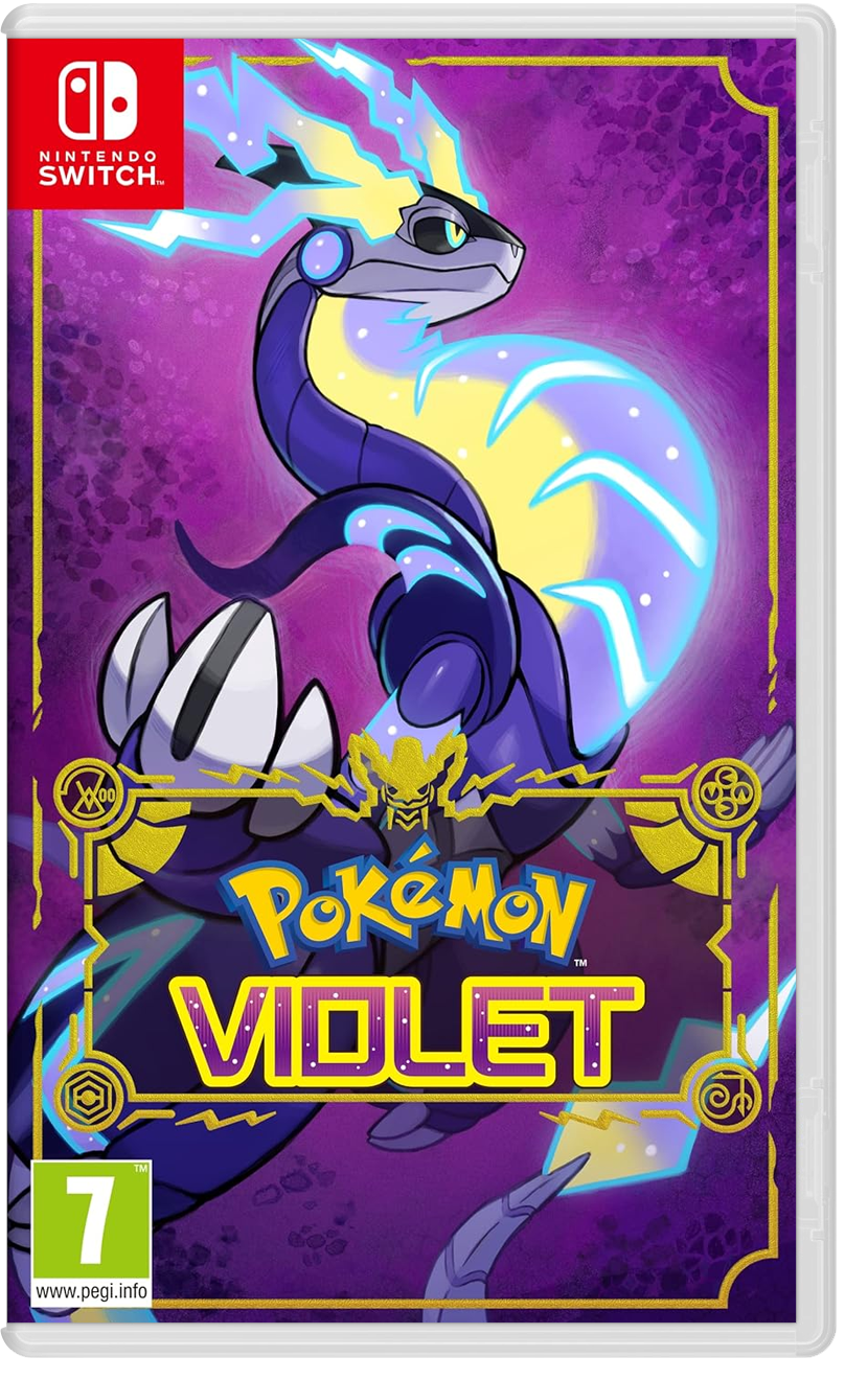 Pokemon Violet cover art on Nintendo Switch