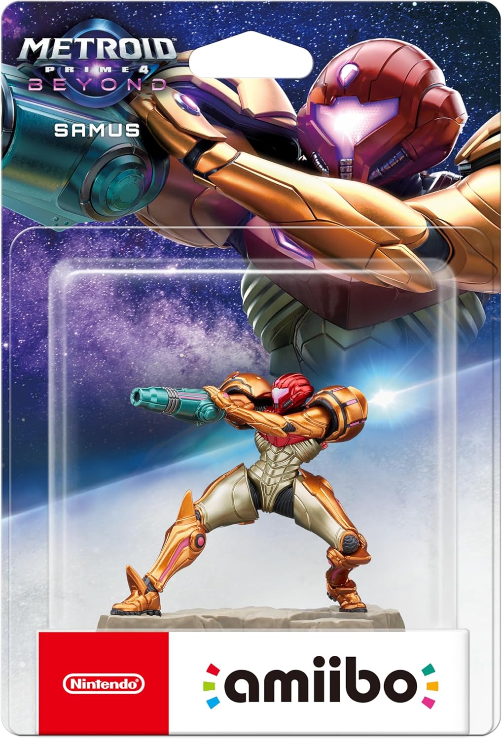 Samus amiibo figure from the Metroid Prime 4 range