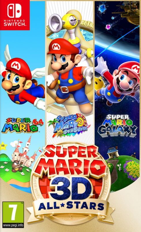 Super Mario 3D All-Stars collector cover for Nintendo Switch