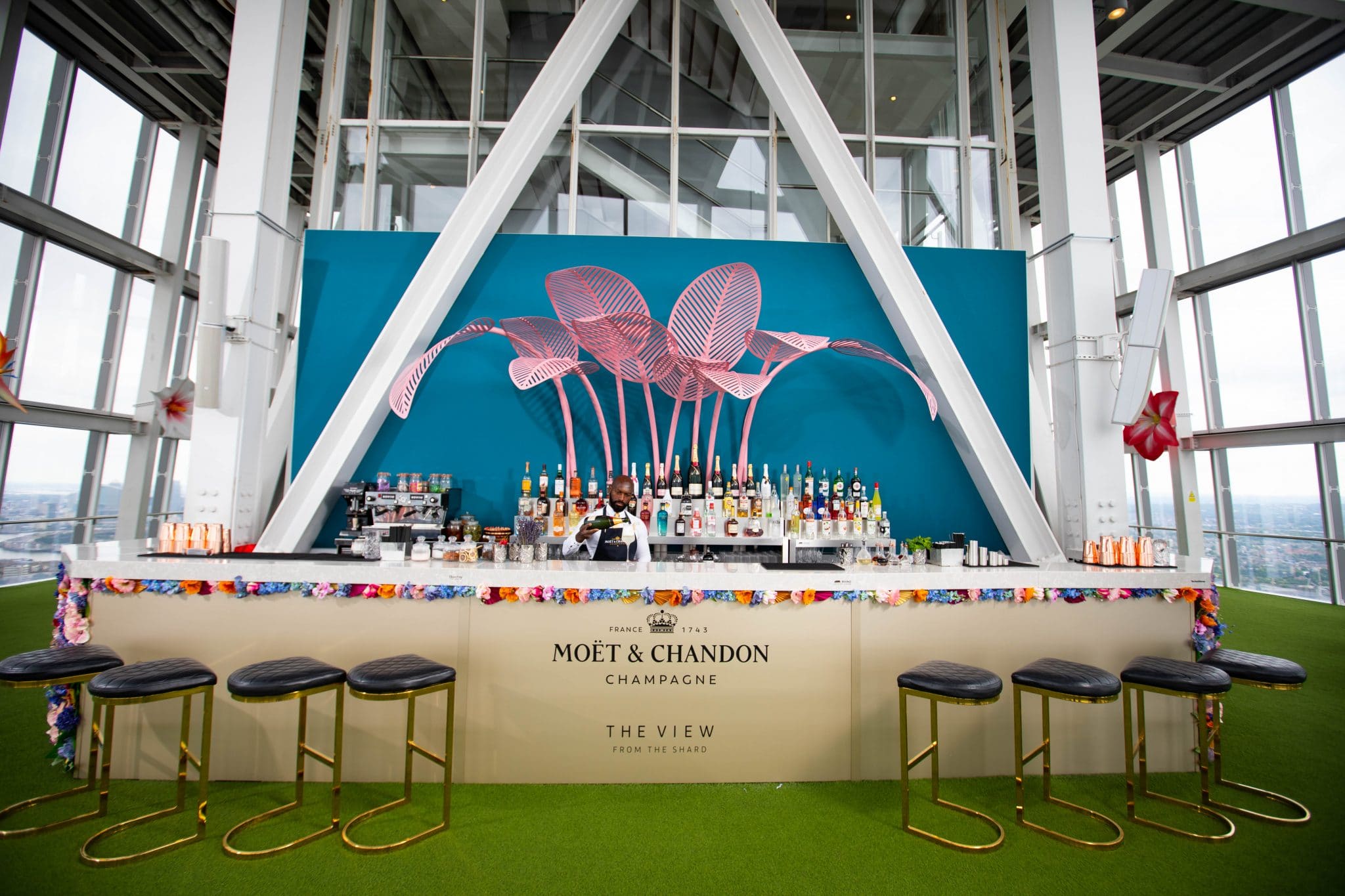 Avant Garden installation at The View from The Shard