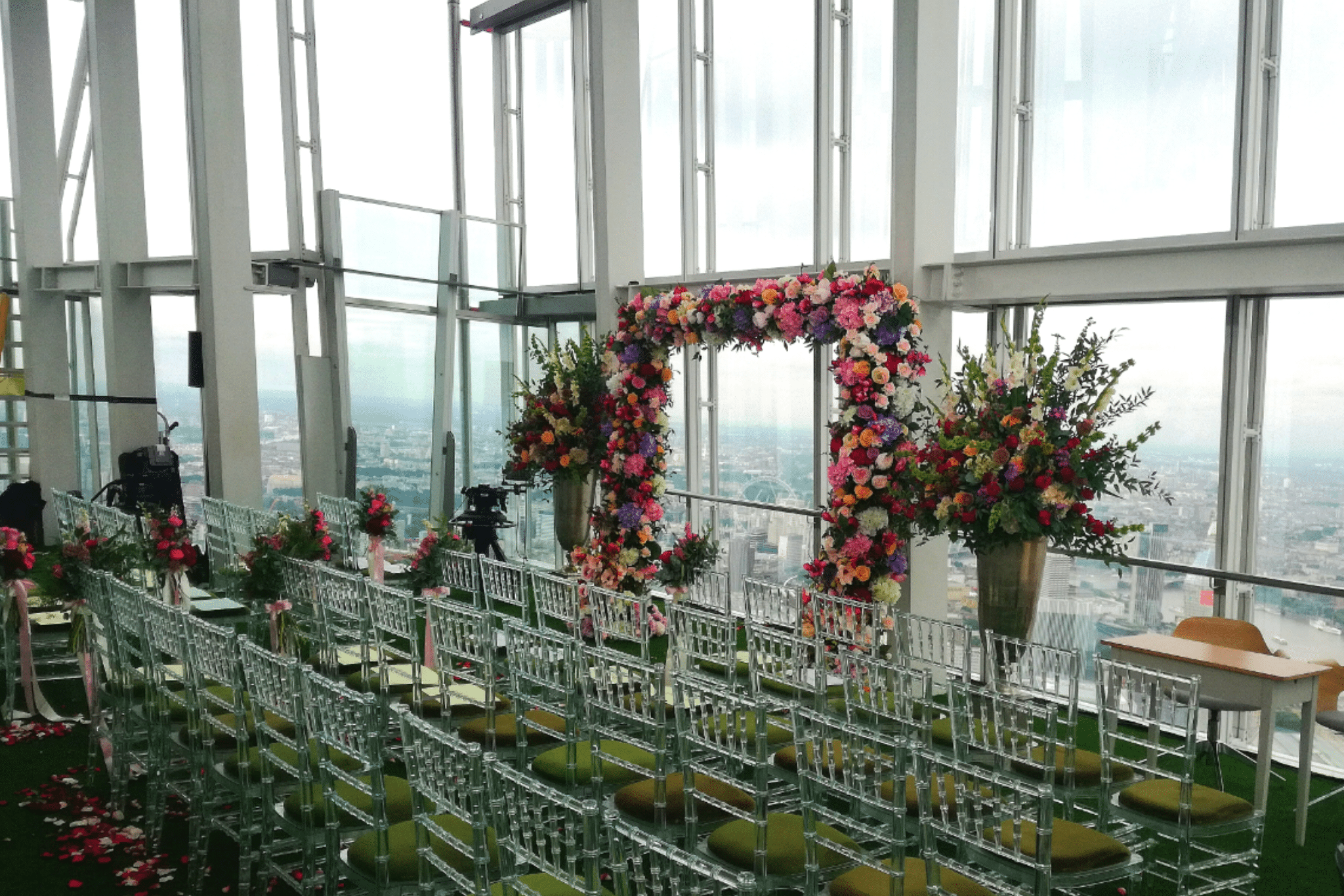 Observation level interior at The View from The Shard