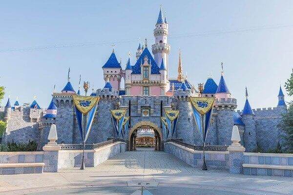 Disneyland Resort entrance and park setting