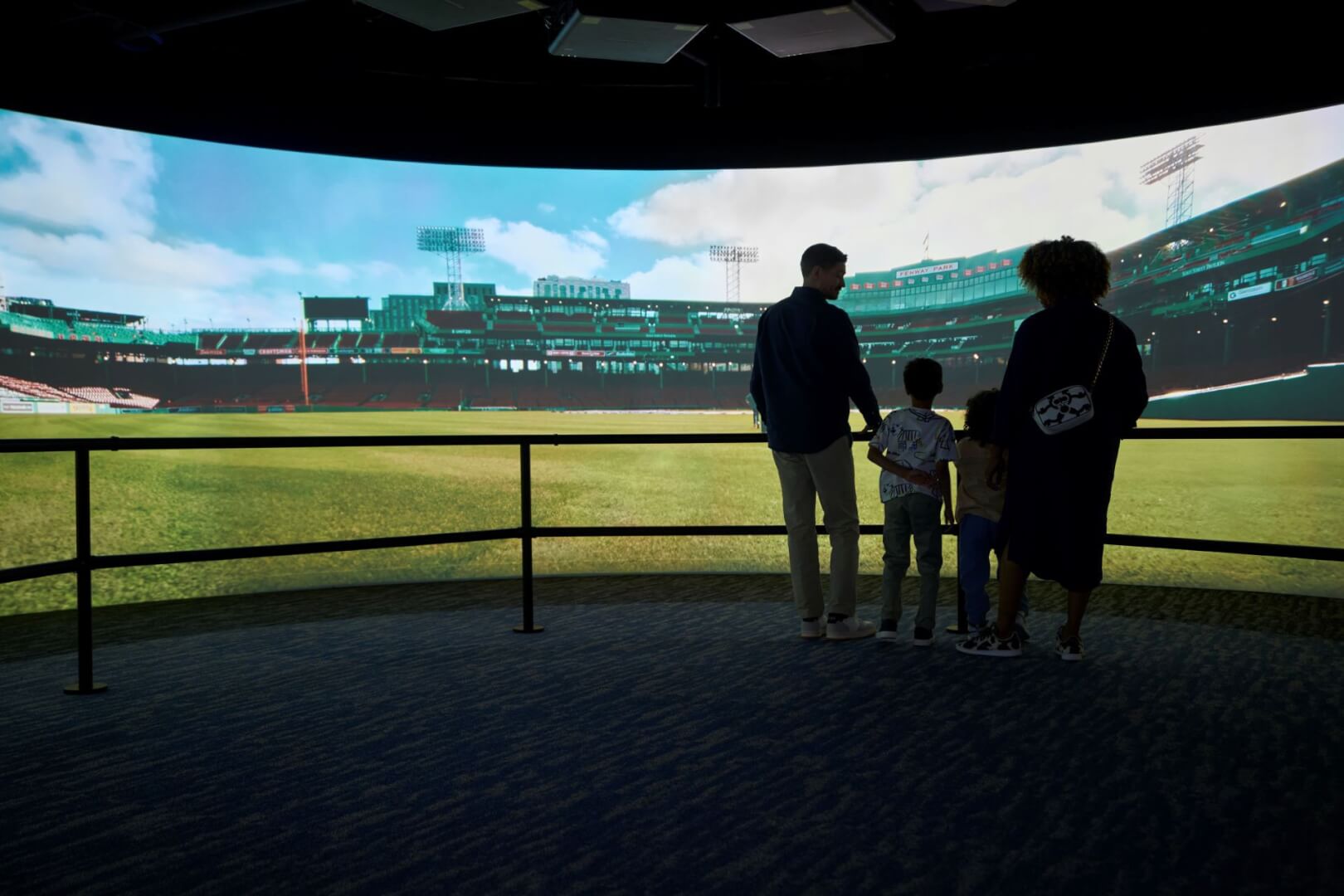 Fenway projection exhibit inside View Boston