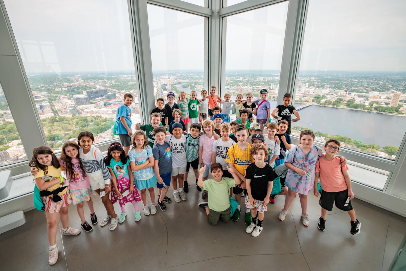 Group enjoying View Boston