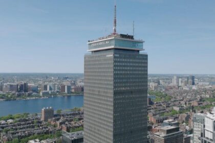 Boston skyline seen from View Boston