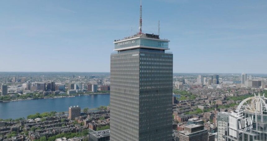 Boston skyline viewed from View Boston