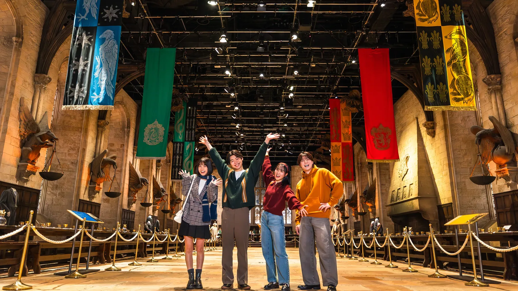 The Great Hall set at Warner Bros. Studio Tour Tokyo