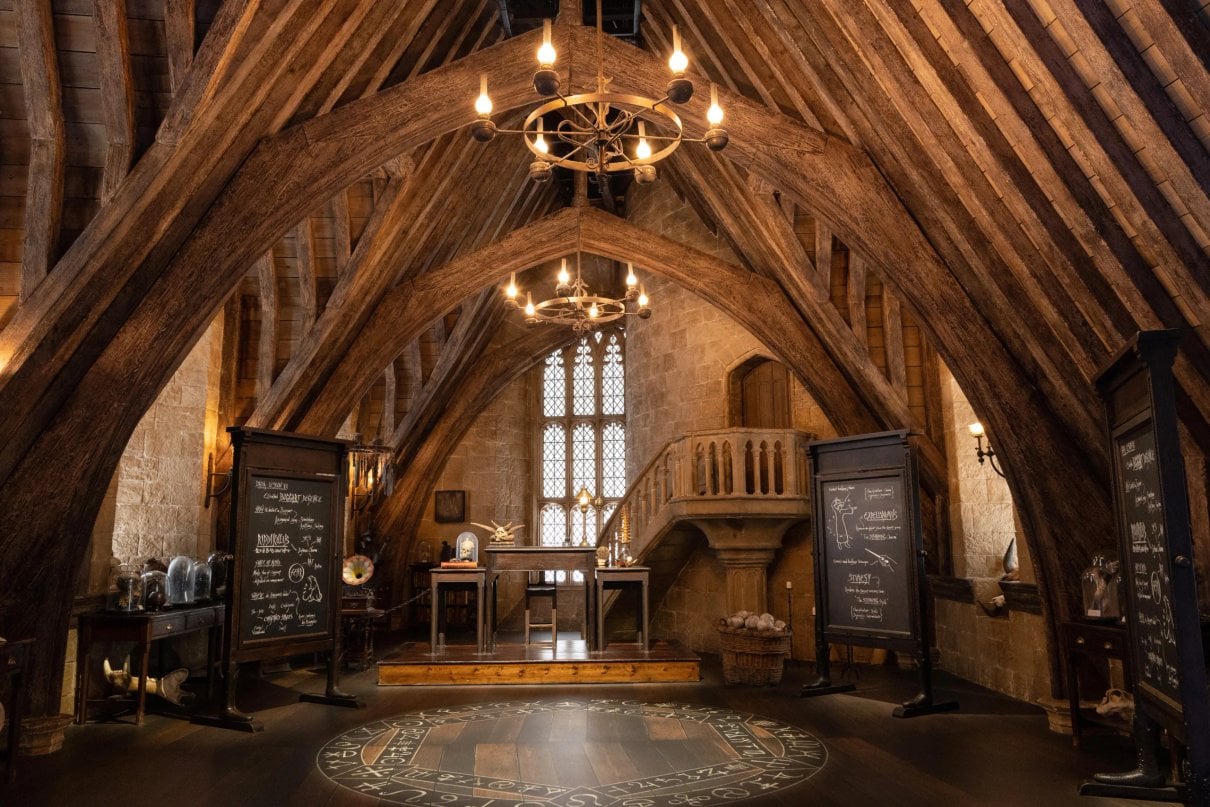 Magic classroom interior at Warner Bros. Studio Tour Tokyo