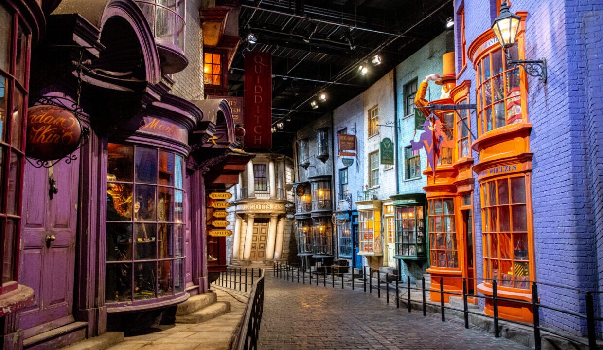Film set interior at Warner Bros. Studio Tour Tokyo