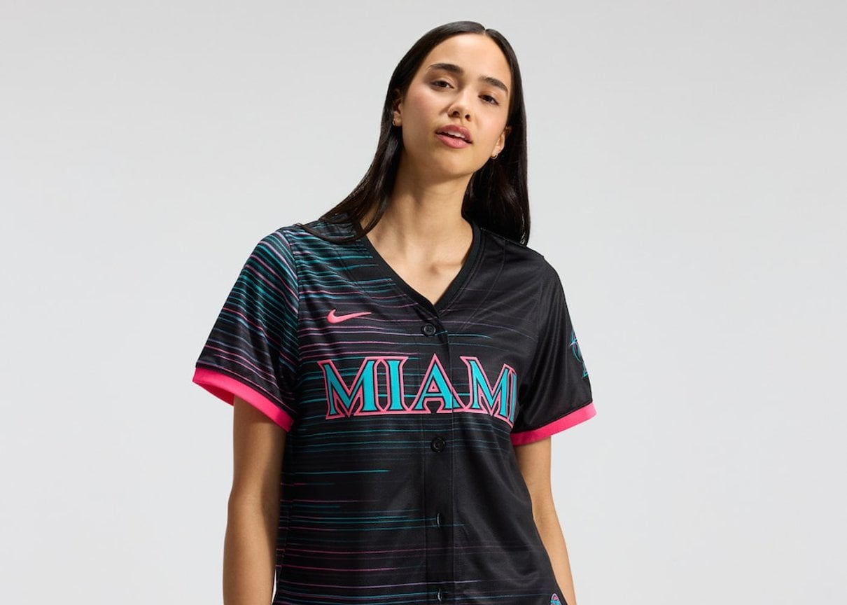 Women's Miami Marlins Nike Black 2025 City Connect Limited Jersey