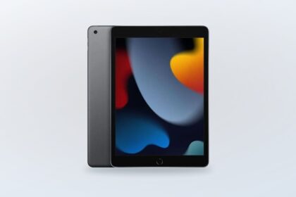 Gray Apple iPad 11-inch on a clean product background