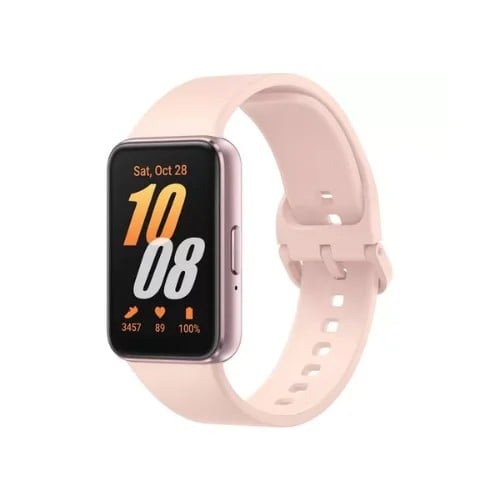 Samsung Galaxy Fit3 fitness tracker in rose gold
