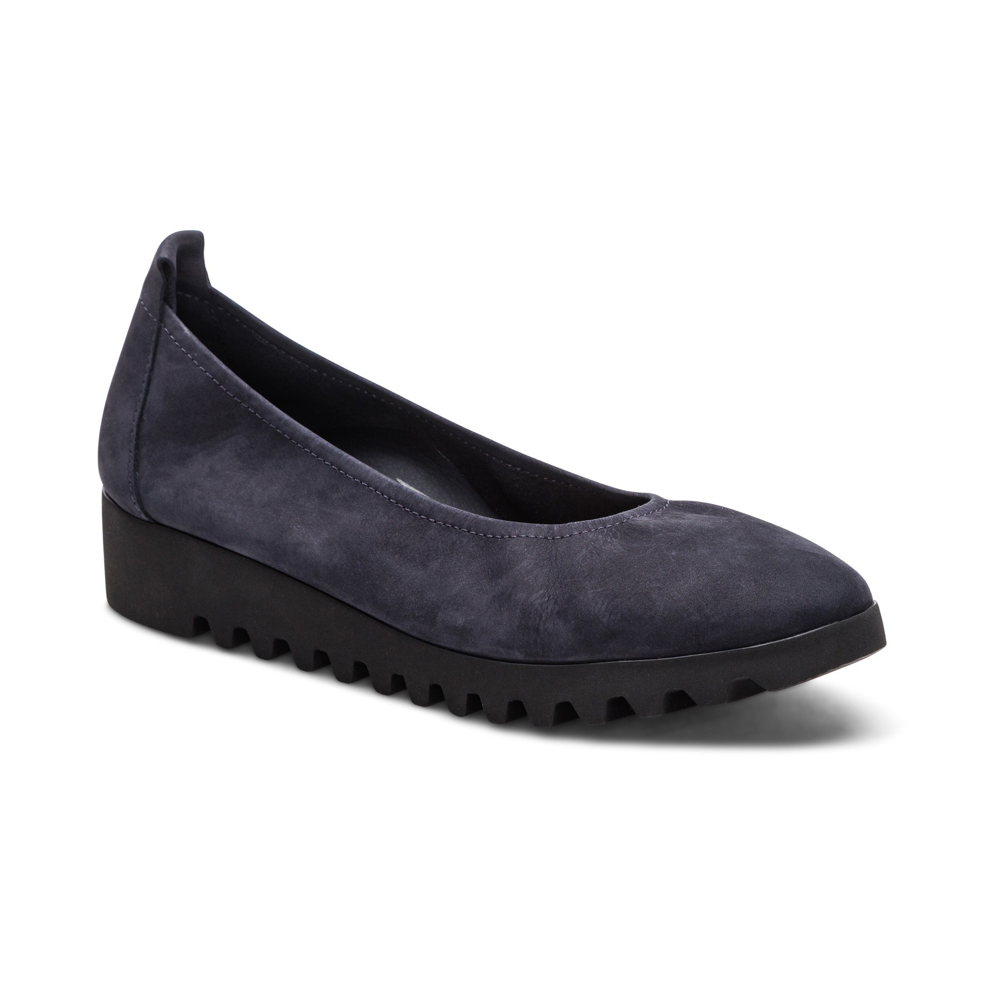 Aetrex Brianna navy ballet flat