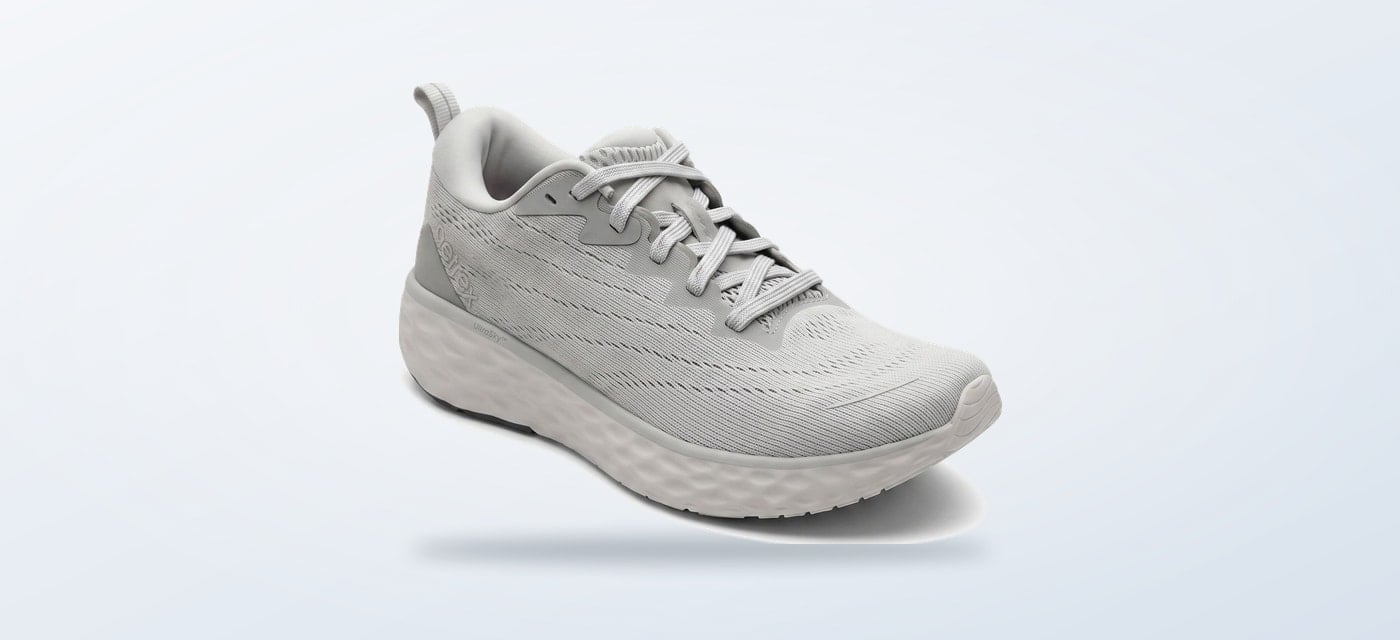 Aetrex Nova grey arch support sneaker
