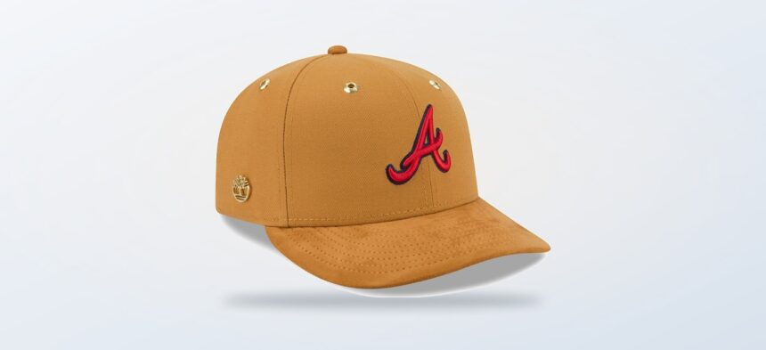 Atlanta Braves New Era x Timberland wheat 59FIFTY fitted hat