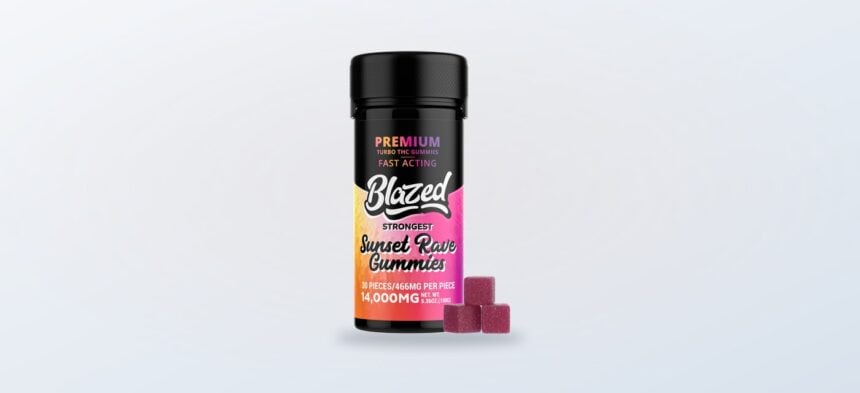 Binoid Blazed Turbo THC gummies