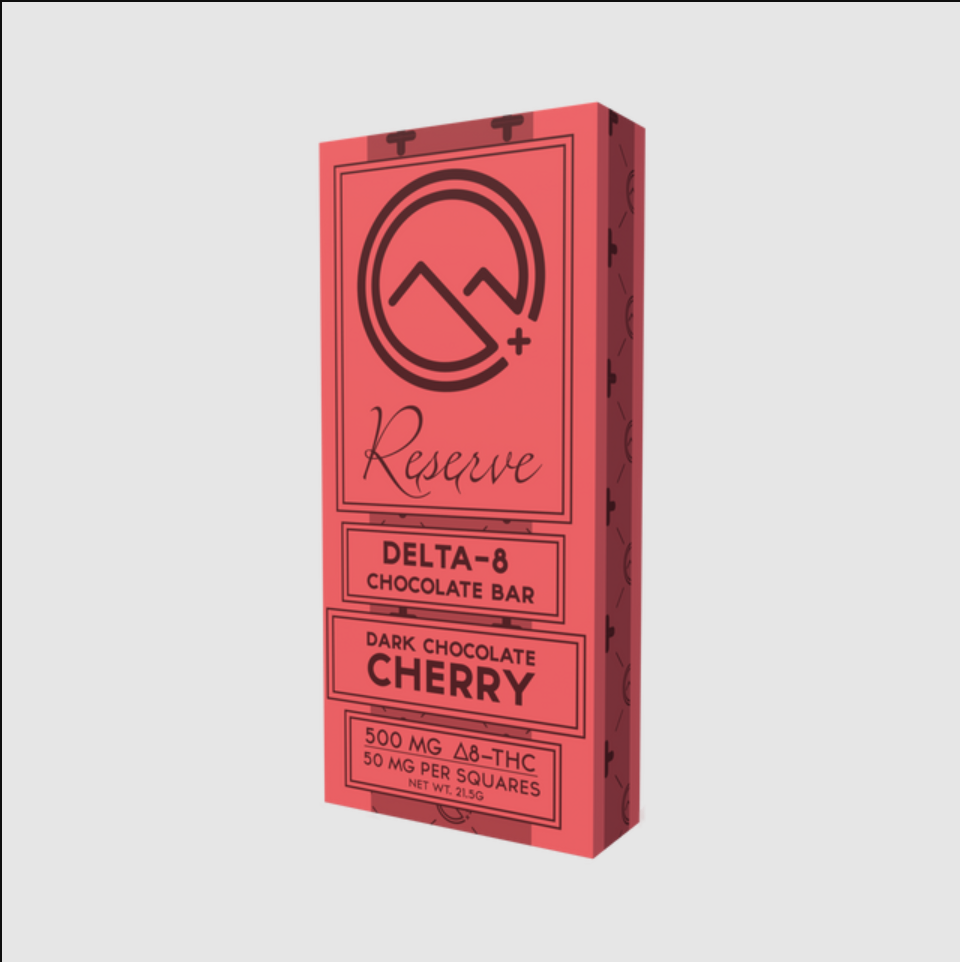 Colorado Cures Delta-8 Reserve chocolate bar package