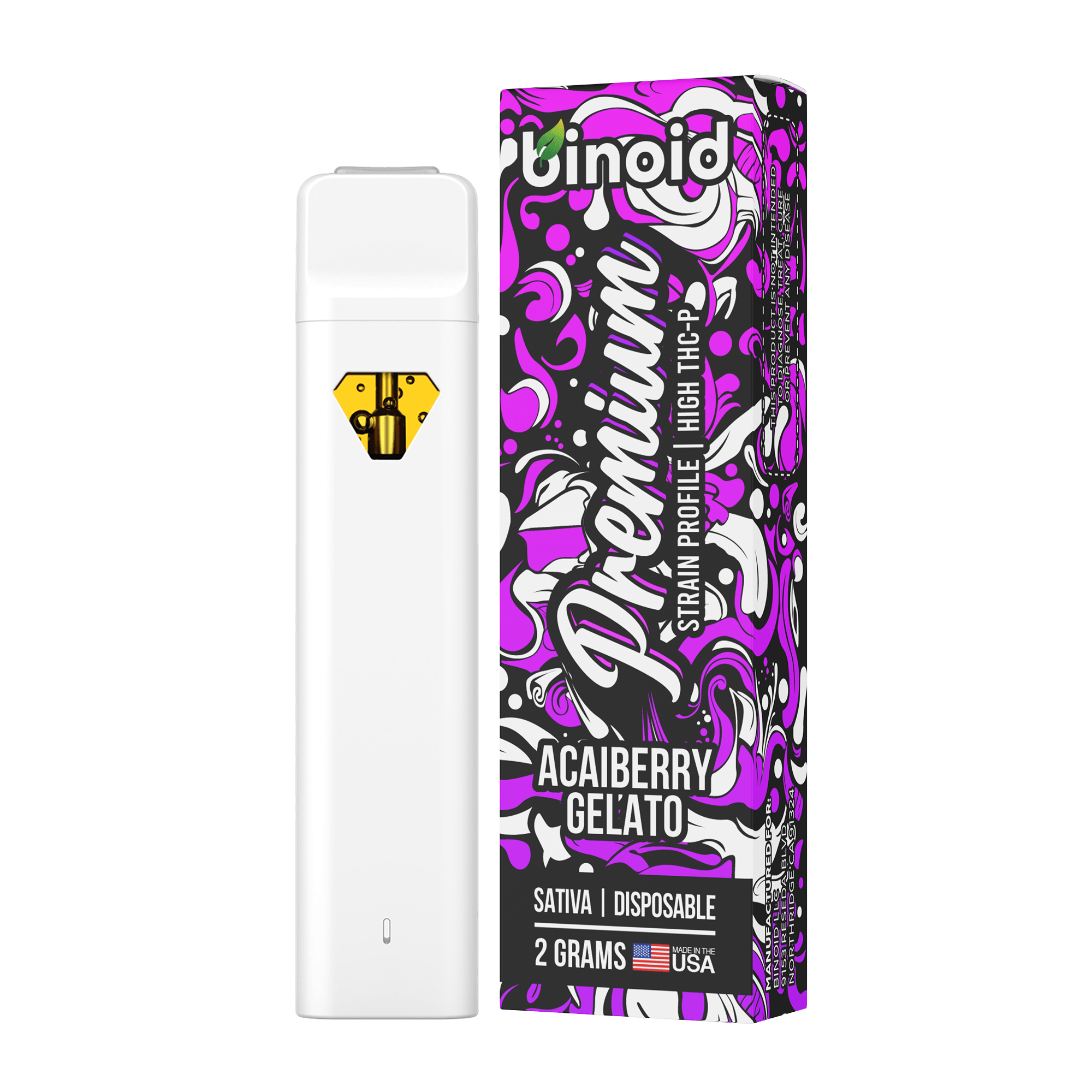 Binoid CBD High THC-P disposable vape