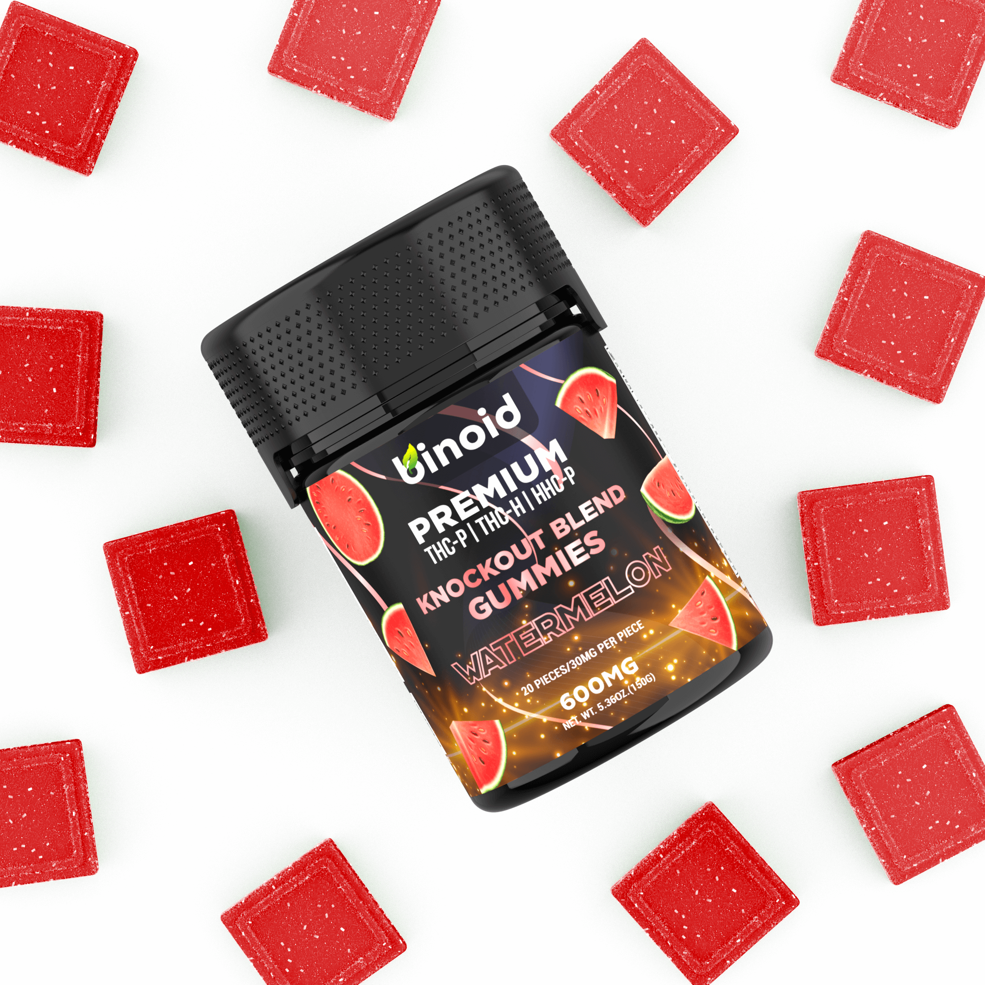 Binoid CBD Knockout Blend Gummies pouch