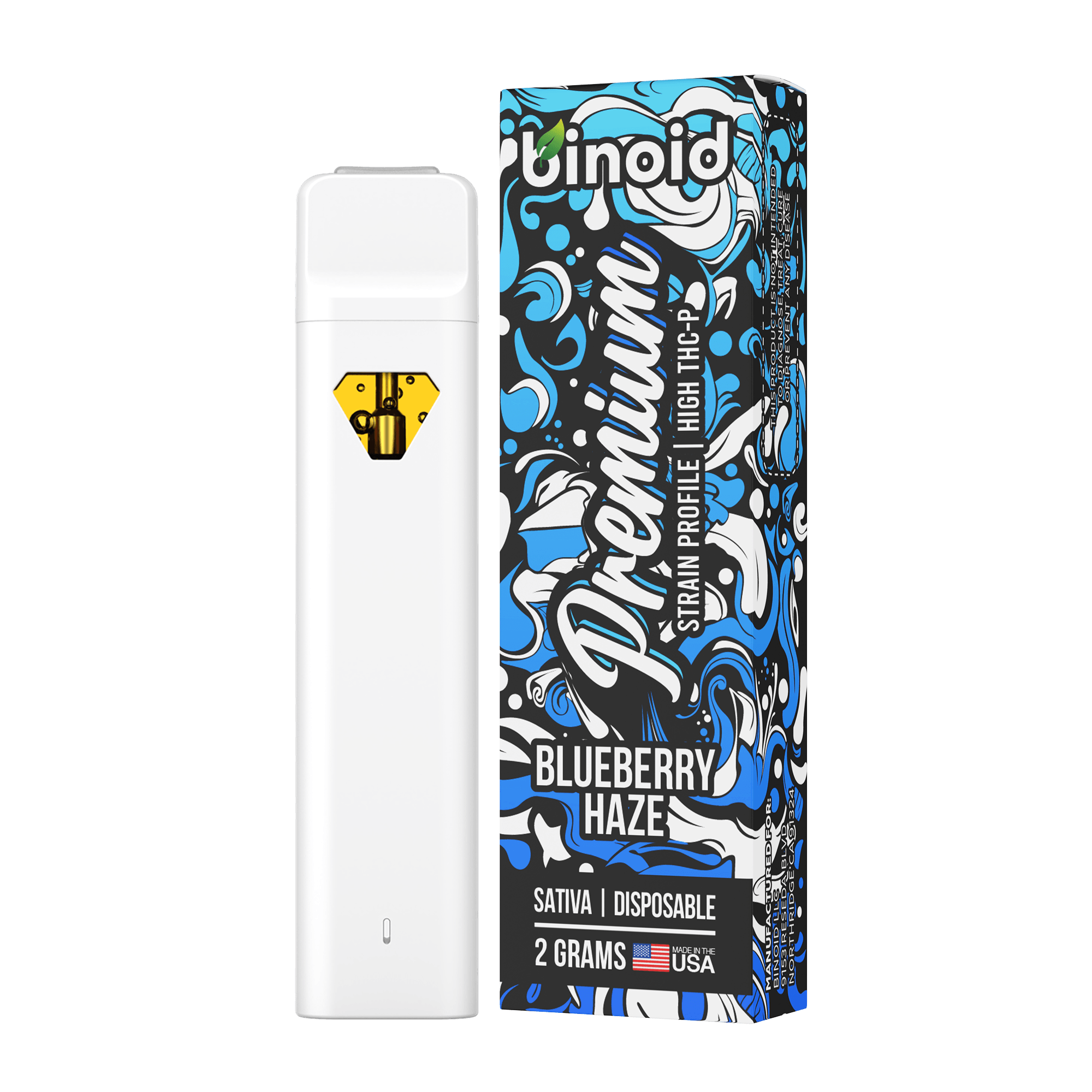 Binoid Blueberry Haze THC-P disposable vape