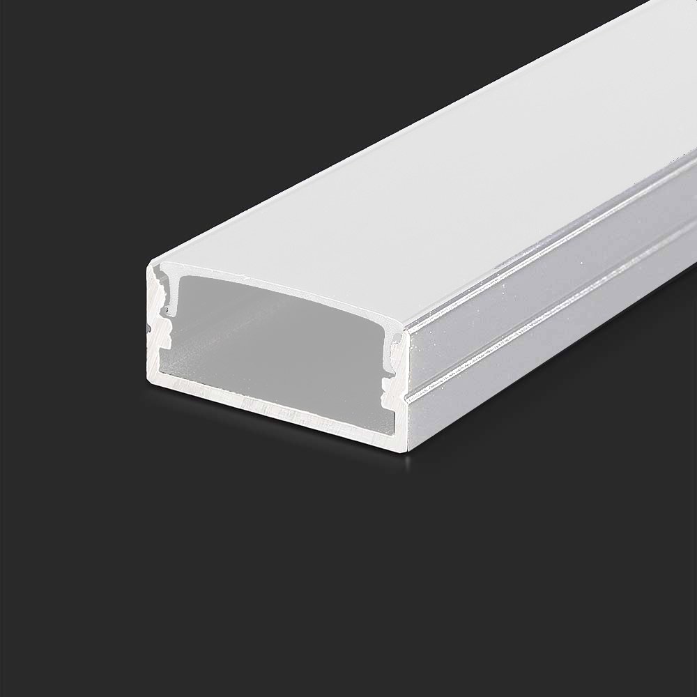 Silver surface mounting profile kit for LED strip