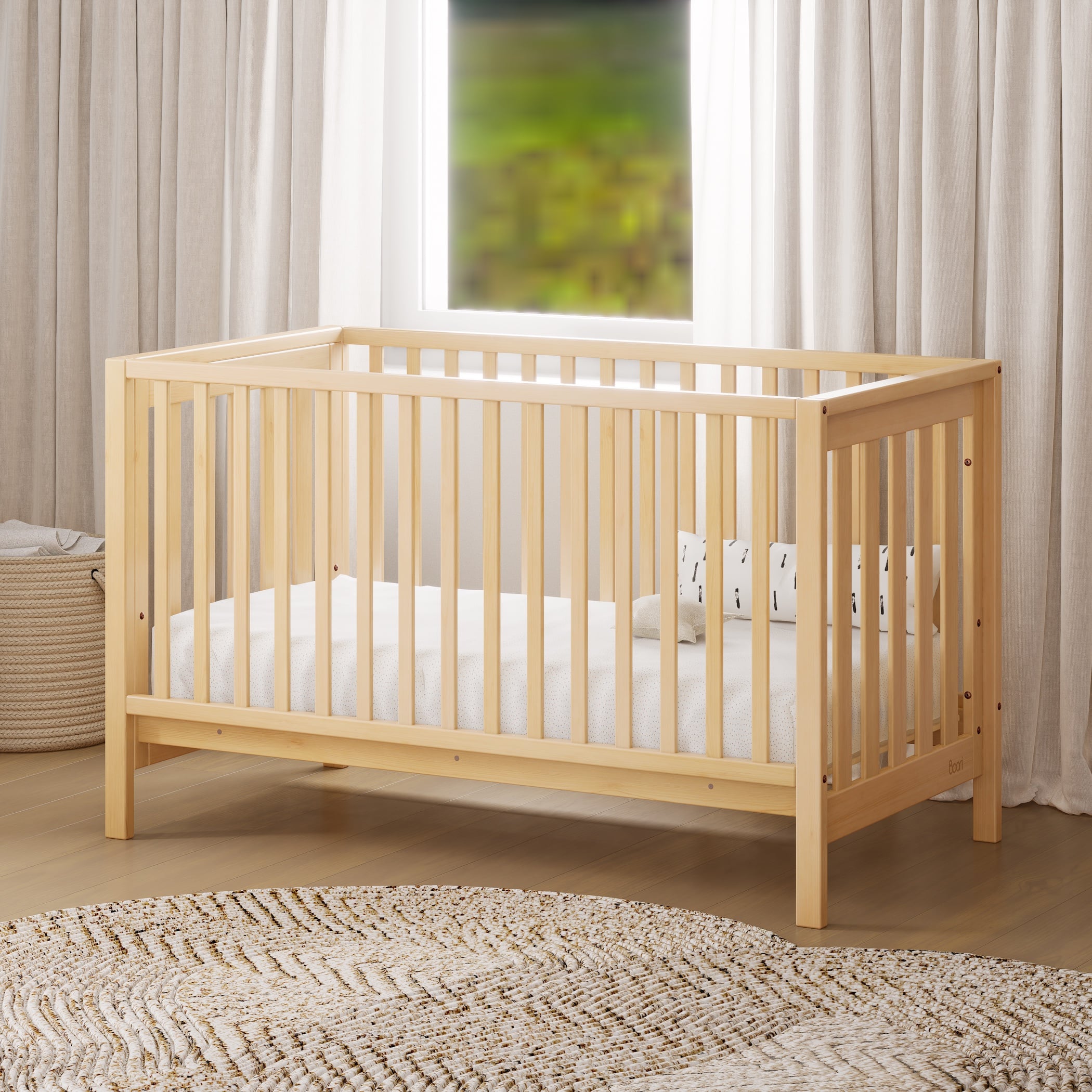 Boori Oslo baby cot in almond