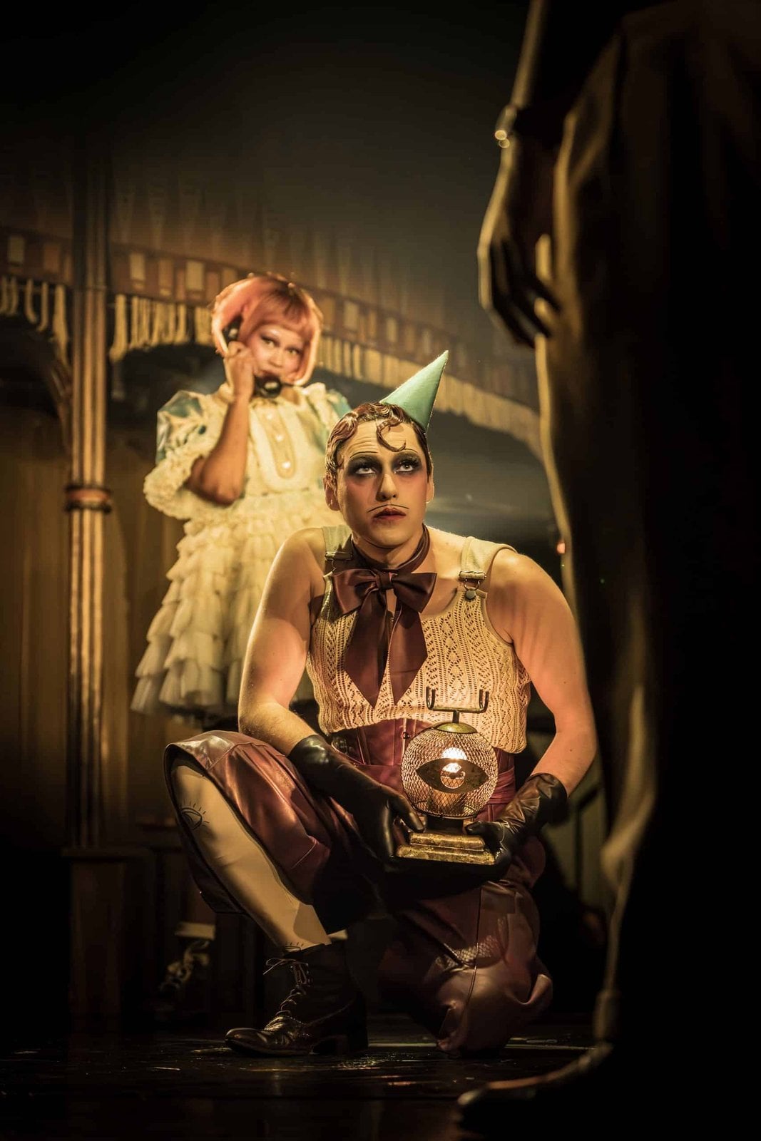 Cabaret ensemble performers on stage in London
