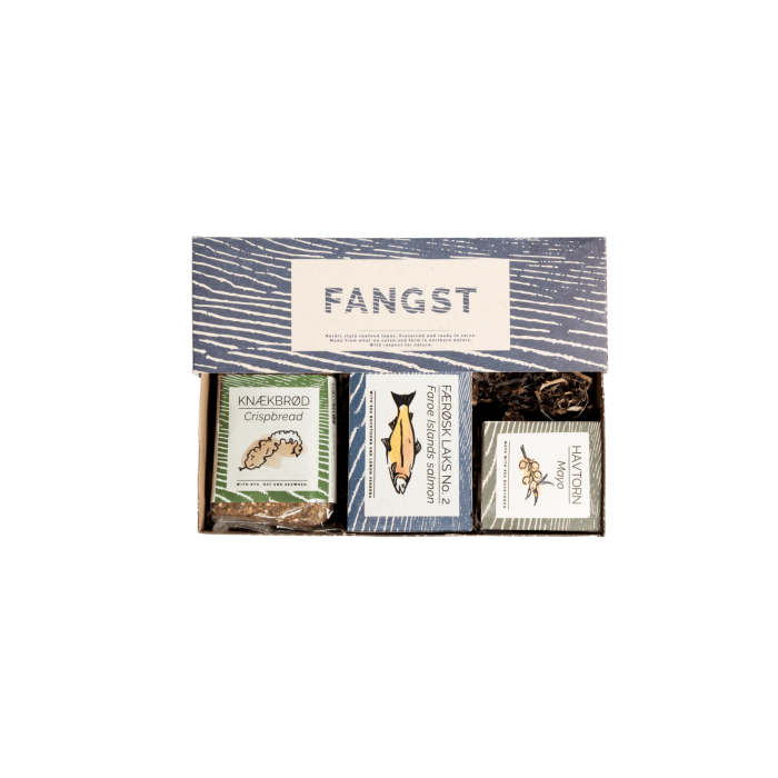 Fangst Nordic Tapas Box mit Lachs und Sanddorn