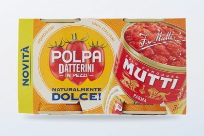 Zwei Dosen Mutti Polpa Datterini Tomaten