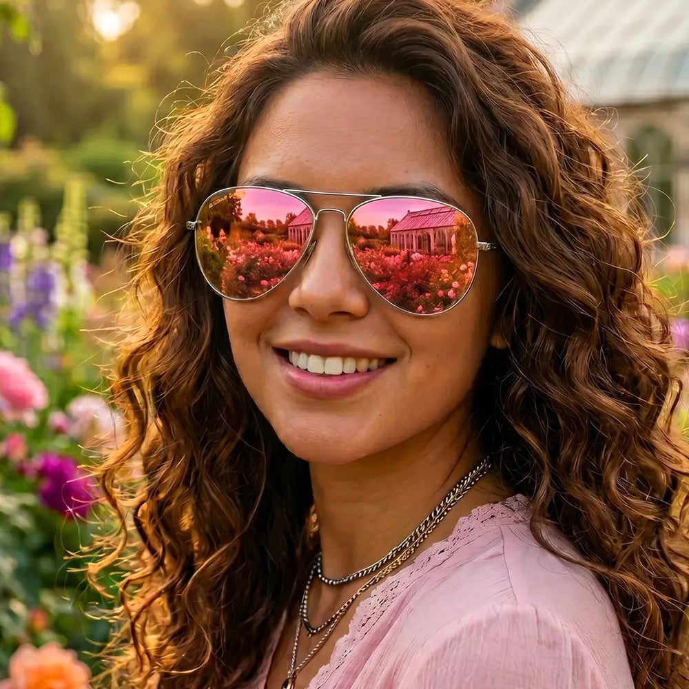 Lentes EagleEyes Celebrity Pink en una escena de uso