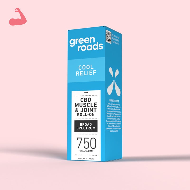 Green Roads Cool Relief CBD Roll-On bottle