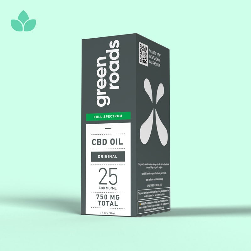 Green Roads Full Spectrum CBD Oil 750mg box