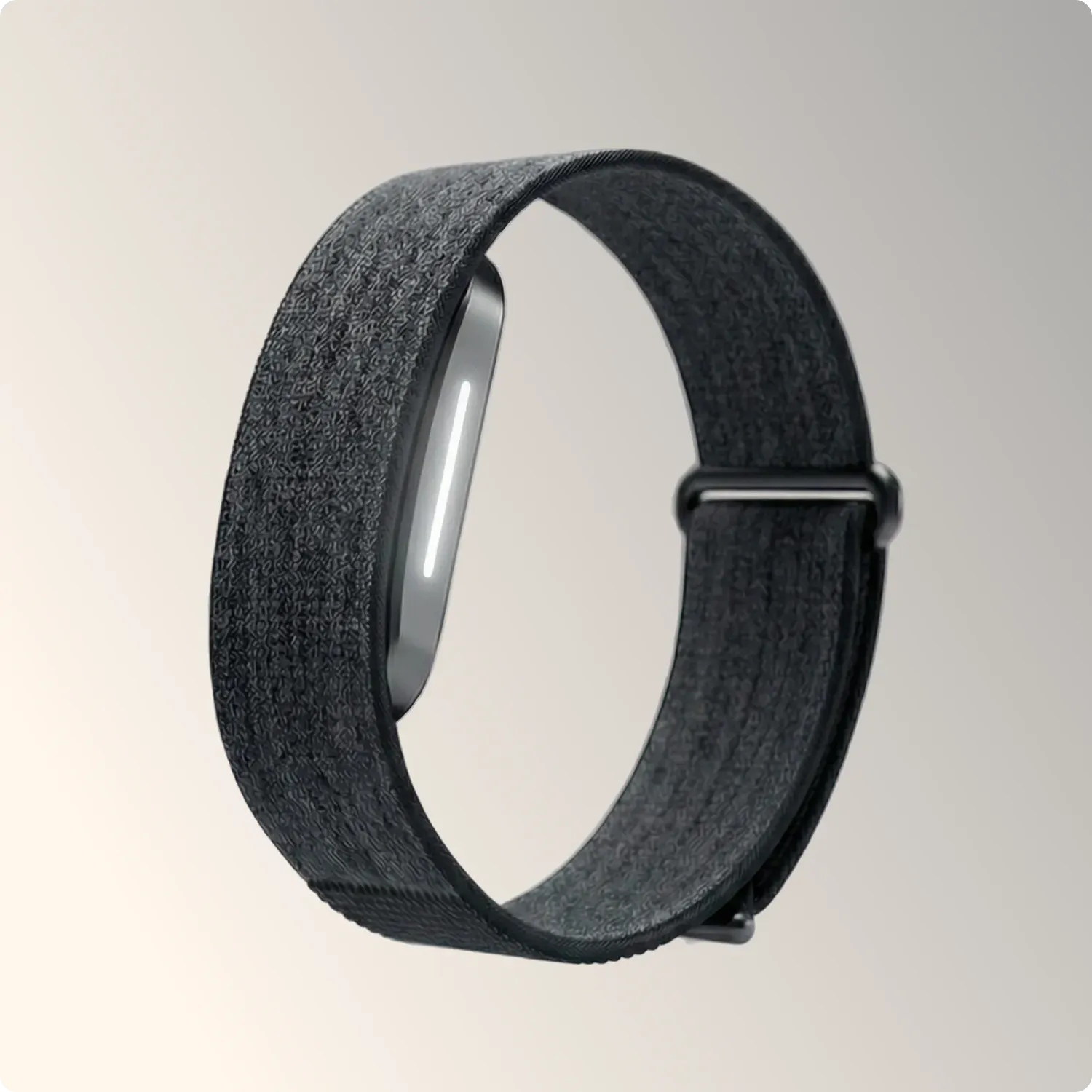 Hume Band 2.0 als schwarzes Fitnessband