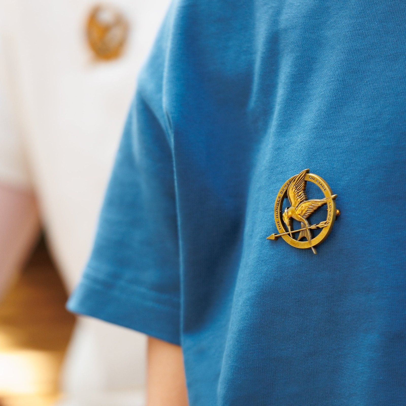 Mockingjay Pin Badge from Hunger Games on Stage