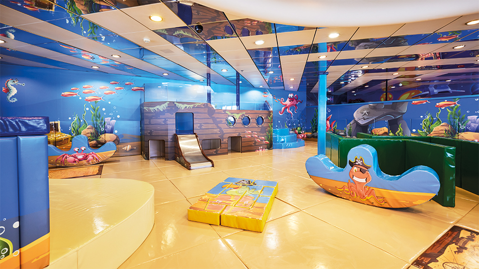 Children play area aboard the Ulysses ferry