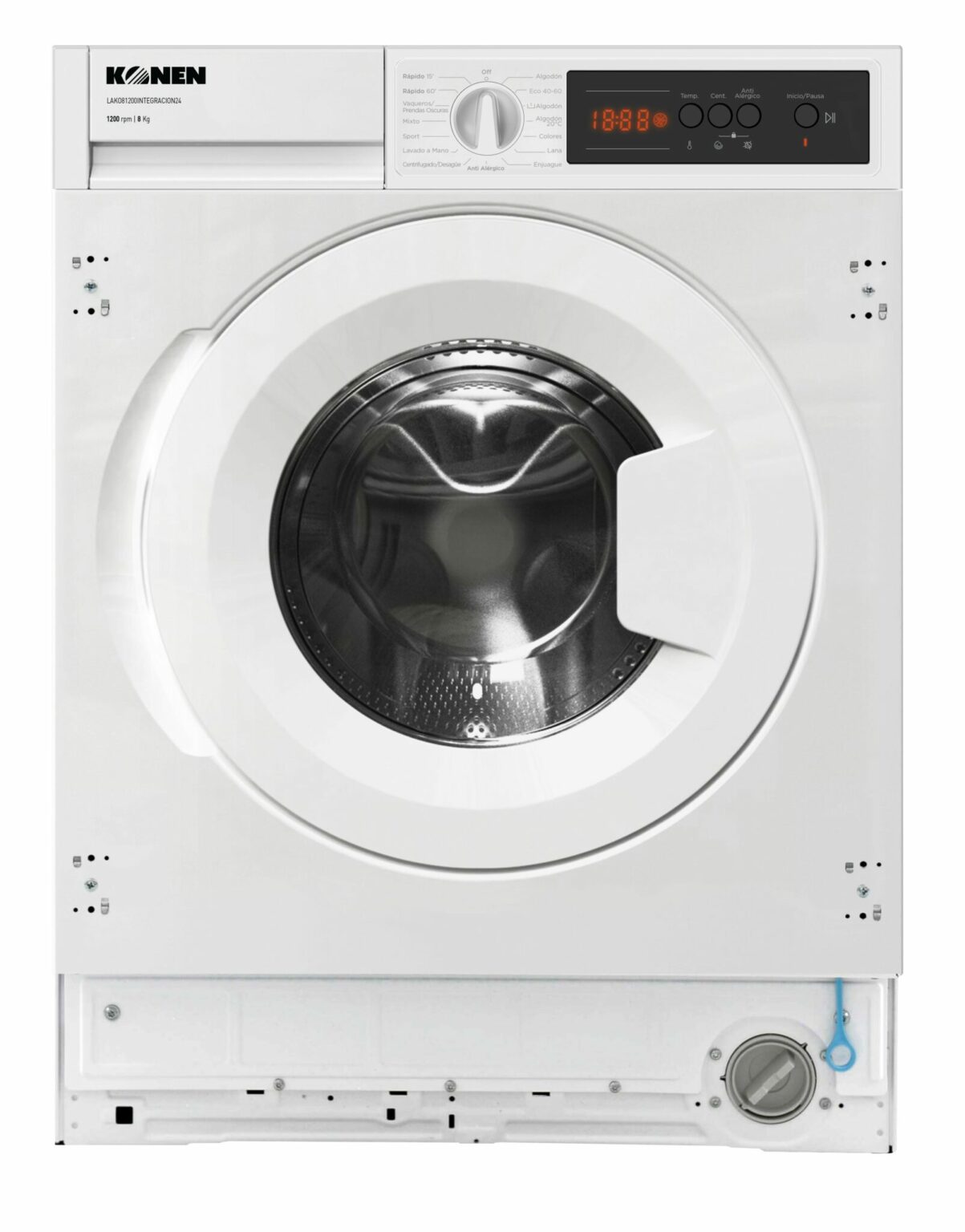 Lavadora integrable KONEN LAKO81200IN24
