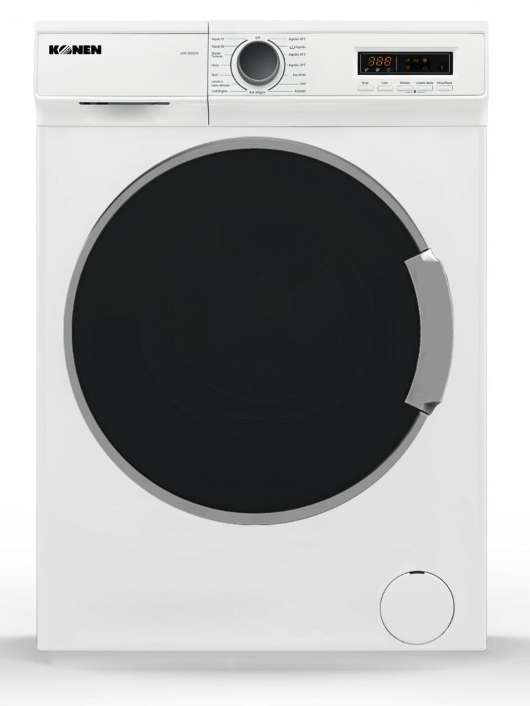 Lavadora KONEN LAKO9100W24 blanca de 9 kg