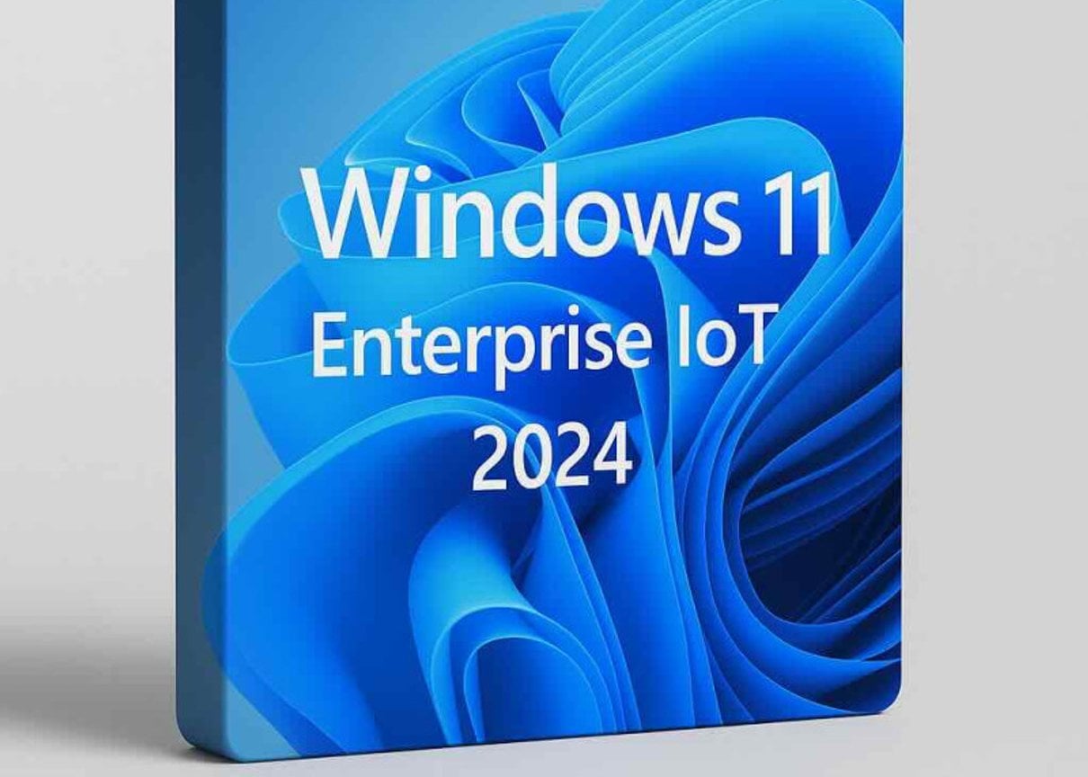 Caja de Windows 11 Enterprise IoT mostrada como producto individual
