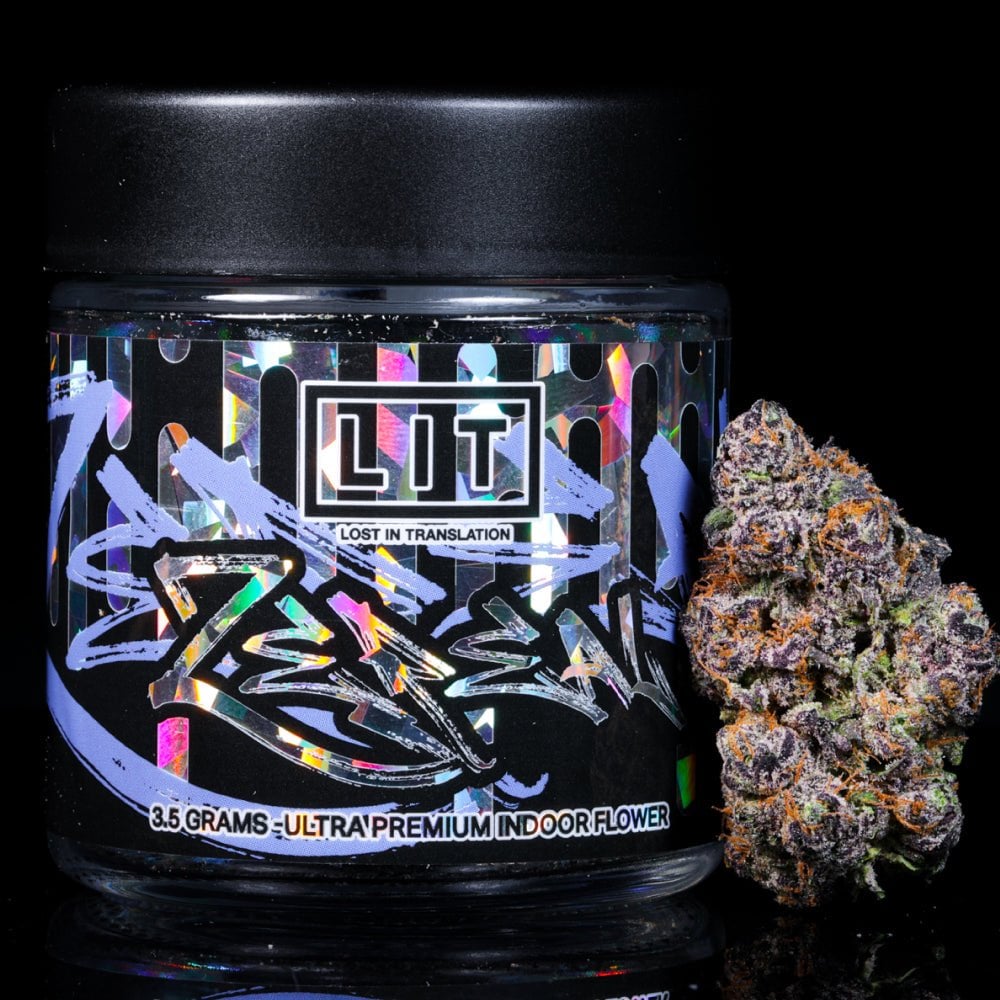 Zereal THCA flower jar from Lost In Translation, Inc