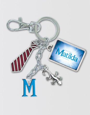 Matilda The Musical keyring charm