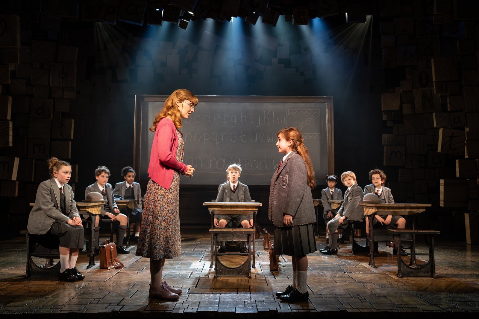 Matilda in a stage scene from the London production
