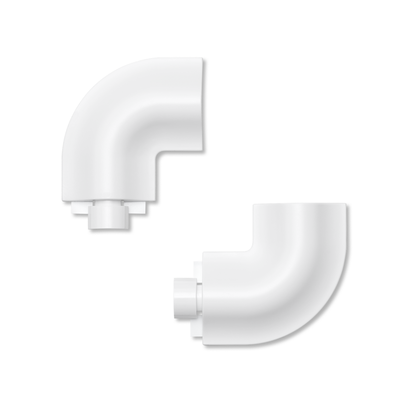 Two Nanit Wall Mount Elbow Connectors shown as mounting accessories