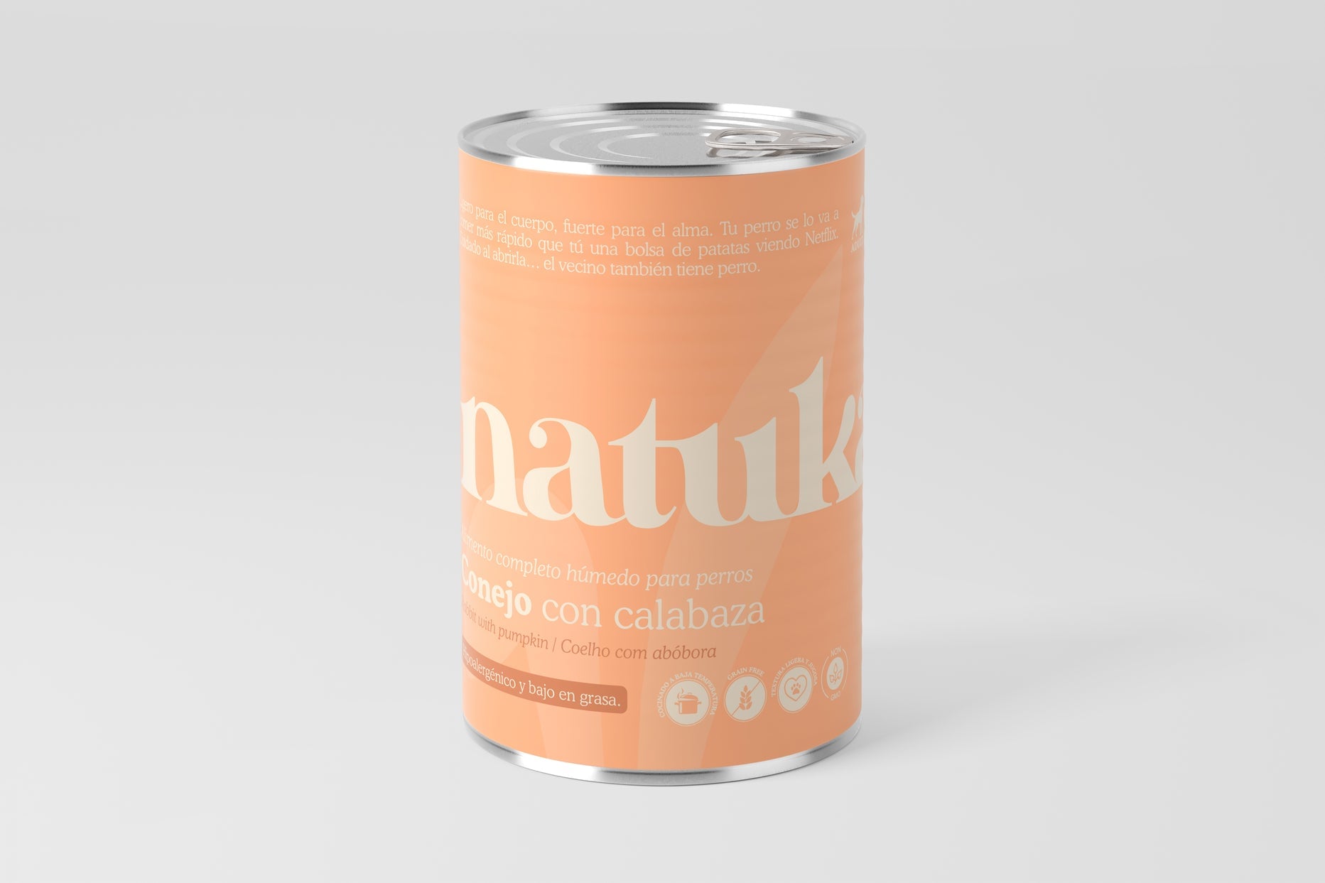 Presentación de menú de conejo de Natuka