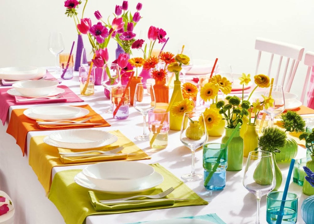 Menaje de colores para la cocina y la mesa
