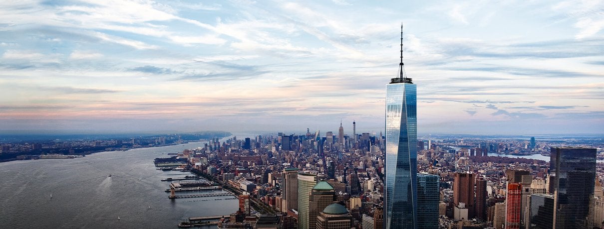 Daytime Manhattan skyline