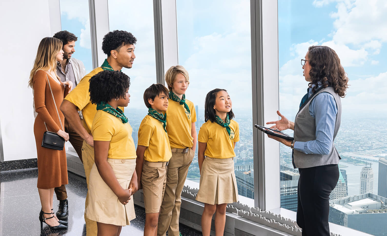 Tour group experience at One World Observatory