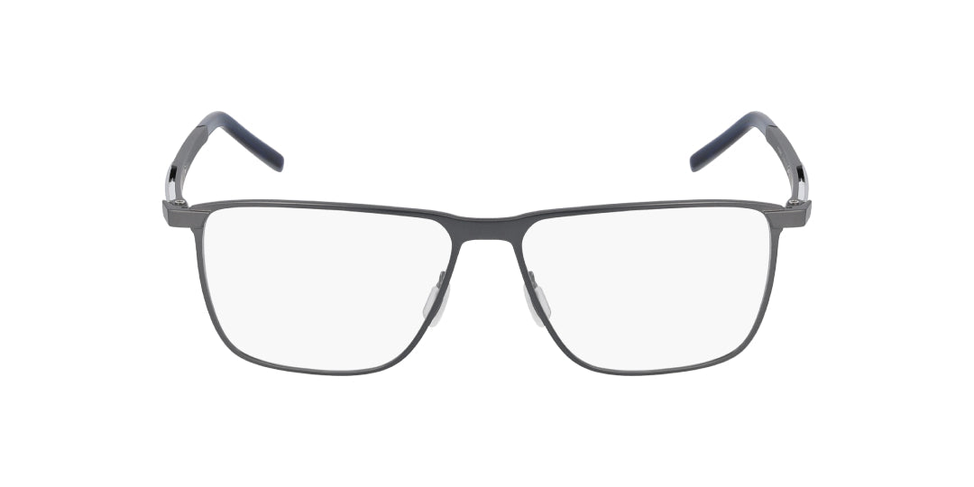 Armazón oftálmico Porsche Design P8391 gris sobre fondo limpio