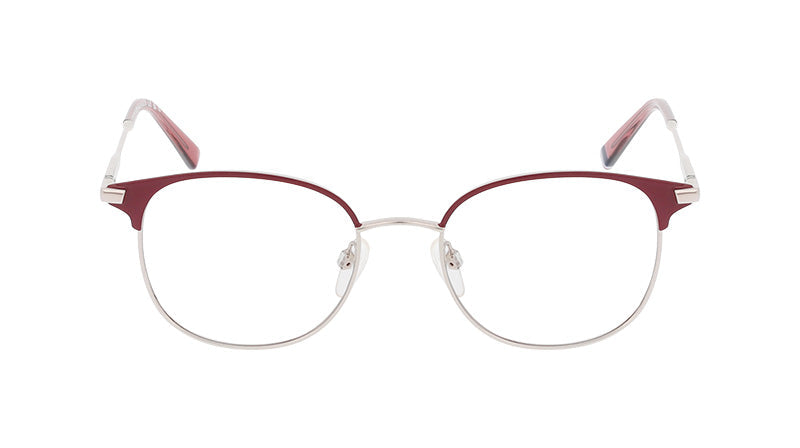 Armazón oftálmico Tommy Hilfiger TH2003 rojo sobre fondo limpio