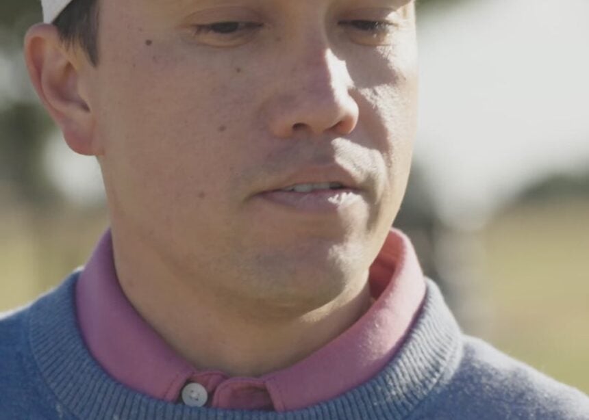Golfer face close-up from Performance Golf