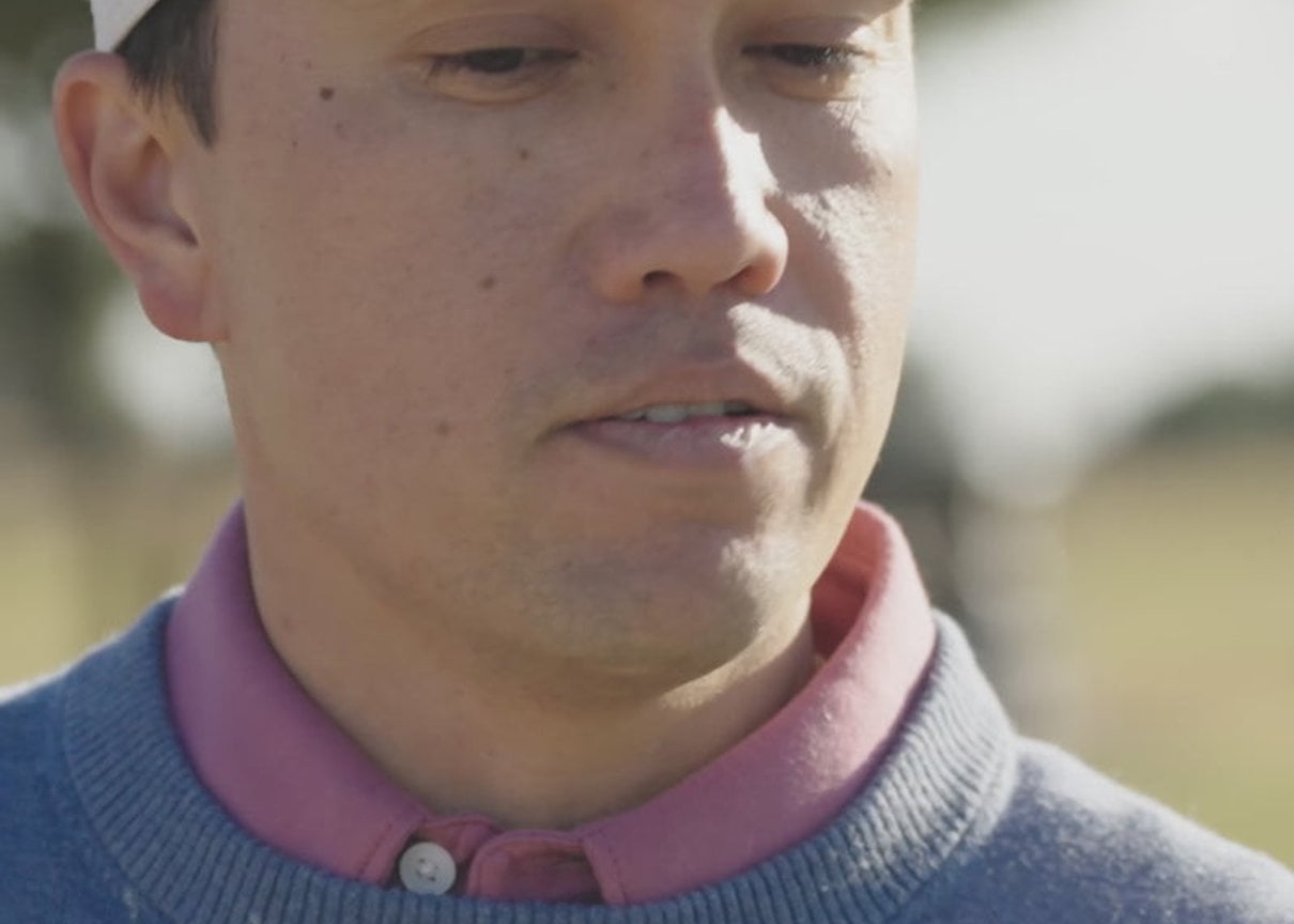 Golfer face close-up from Performance Golf